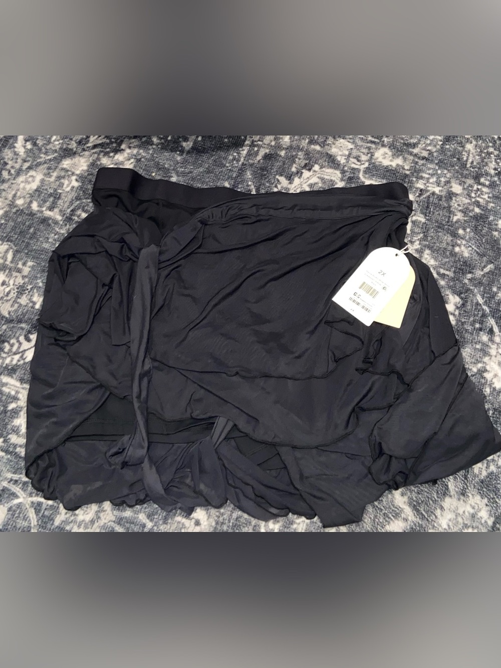Blogilates Wrap Skort Black 2x - Picture 2 of 4